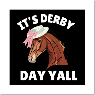 Funny Derby Day Horse Racing Party Posters and Art